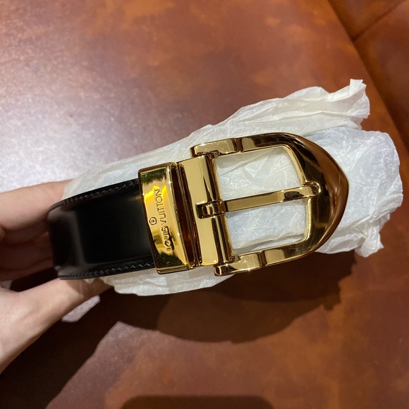 LOUIS VUITTON CEINTURE BLACK CLASSIC BELT - Picture 2 of 9